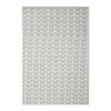 Design Imports Cool Gray Herringbone Print Fridge Liner Set/6 - 2 of 4