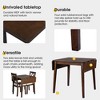 Anybear 3pc Kitchen Dining Set with Drop Leaf Dining Table and 2 Dining Chairs - 3 of 4