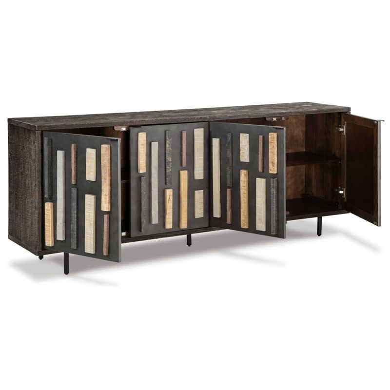 Franchester Accent Cabinet Metallic/Gray/Brown - Signature Design by Ashley, 3 of 9