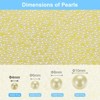 Unique Bargains No Hole ABS Round Faux Pearl for Vase Fillers DIY Home Decoration 5000 Pcs - 2 of 4