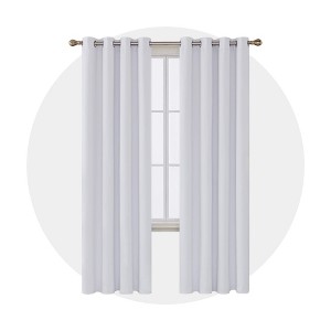 Deconovo Blackout Thermal Grommet Window Curtain 1 Panel - 1 of 4