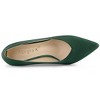 Allegra K Women's Pointed Toe Low Kitten Heel Dress Pumps - 4 of 4