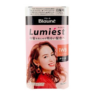 Kao Blaune Lumiest Hair Color - 1WB Warm Brown - 1.76 oz - Unlock Luminous Warm Brown Color and Flawless Gray Coverage - 1 of 4