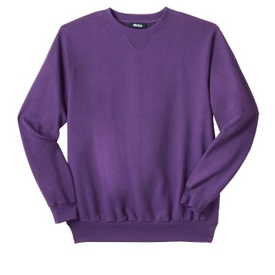 KingSize Men's Big & Tall Fleece Crewneck Sweatshirt