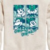 Boys' - Disney - Plaid Minnie Mouse Graphic Long Sleeve Fleece Sweatshirt - 2 of 4