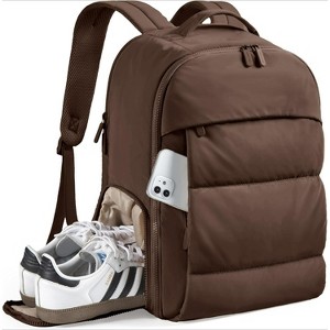 30L Carry-On Backpack, Gym Bag with Shoe Compartment Fits 15.6" Laptop, Lightweight Water-Resistant for Travel - 1 of 4
