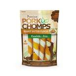 Nutri Chomps Pork Chomps Peanut Butter Chewy Treats Dog Treats - 4ct/5.65oz