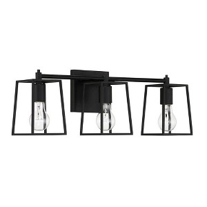 Craftmade Lighting Dunn 3 - Light Vanity in  Flat Black - 1 of 4