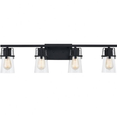 Quoizel Lighting Knox 4 - Light Vanity in  Matte Black