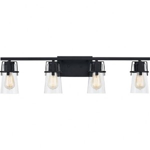 Quoizel Lighting Knox 4 - Light Vanity in  Matte Black - 1 of 4
