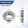 Unique Bargains Chrome Steel Durable Multipurpose Use Flanged Ball Bearing - 3 of 4