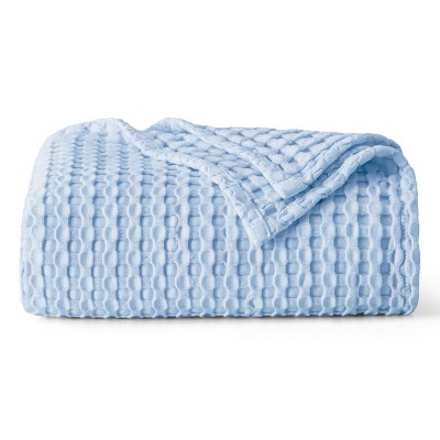 Bedsure | Rayon Derived from Bamboo Cooling Woven Waffle Blanket