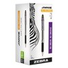 Zebra Jimnie Gel Pen Value Pack, Stick, Medium 0.7 mm, Black Ink, Clear/Black Barrel, 24/Box - image 2 of 4