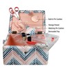 Singer L Basket Zig-Zag Print with Notions Sewing Kit and Matching Pin Cushion: Includes Sewing Scissors, Thimble, Seam Ripper, Storage Basket - 2 of 4