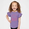 The Juniper Shop Grow Wild Sun Child Toddler Flutter Sleeve Tee - 2 of 2