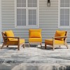 WestinTrends Avalon Outdoor Patio HDPE Sectional Sofa with Patio Cushions - 2 of 4
