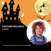 Costume Culture by Franco LLC Evil Doll Child Costume Wig | Red - 4 of 4