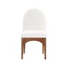Meridian Furniture,Waldorf Boucle Fabric Dining Chair - 3 of 4