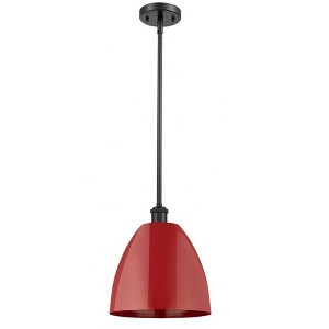 Plymouth Dome - 1 Light Stem Hung Pendant In Industrial Style-10.88 Inches Tall and 9 Inches Wide - 1 of 1