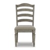 Signature Design by Ashley Lodenbay Classic Farmhouse Dining Chair, Set of 2, Antique Gray - 3 of 4