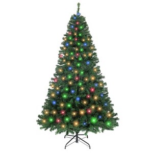 6.5 Ft Pre-Lit Artificial Christmas Tree - 1 of 4
