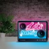 Brookstone Neon Radiance Wireless Speaker Novelty Table Lamp - 3 of 4