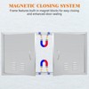 Outdoor Kitchen Doors, 42W x 21H Inch BBQ Double Access Door, Stainless Steel Access Door for BBQ Island, Grilling Station, Outside Cabinet - 4 of 4
