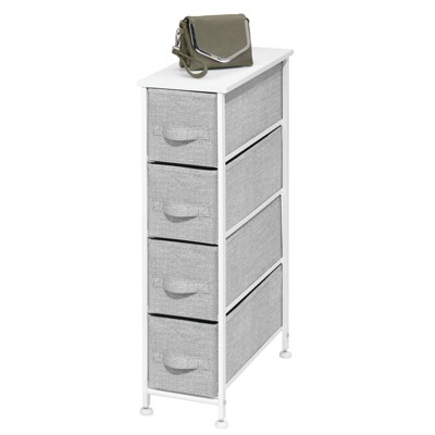 2 x 4 Tier Mini Storage Drawers Draw Tower Unit Office School