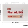 107 Piece, 25 Person First Aid Kit with Metal Case, OSHA Compliant - 2 of 4