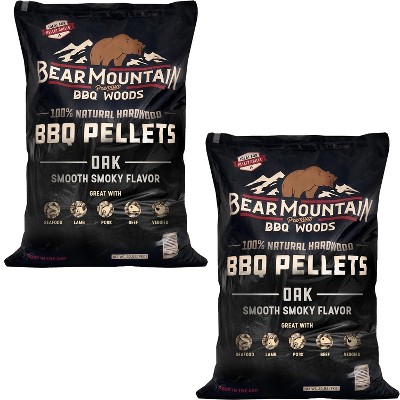 Bear Mountain BBQ Premium All Natural Hardwood Red and White Wood Chip Pellets for Outdoor Gas, Charcoal, and Electric Grills