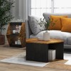 Tangkula 2PCS Coffee Side End Table Nightstand Hexagonal for Living Office Coffee Room - 2 of 4