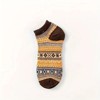 Warm Woolen Block Knitting Ankle Socks - Men's Sizes Adult Large from the Sock Panda - 3 of 3