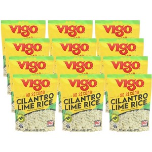 Vigo 90 Second Cilantro Lime Rice - Case of 12/8.8 oz - 1 of 4