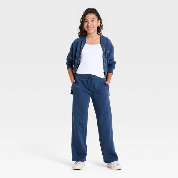 Pantalón de sudadera de pierna ancha para niña - art class™ 3