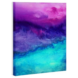 Jacqueline Maldonado The Sound Art Canvas - Deny Designs , Size: 8 x 10, Purple Multicolored
