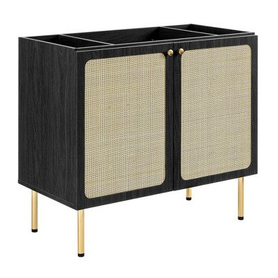 Modway Chaucer 36" Bathroom Vanity Cabinet – Freestanding Design with Storage Shelf (Sink Basin Not Included)