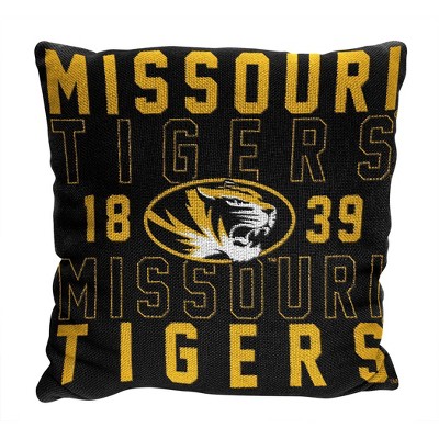 NCAA Missouri Tigers 20"x20" Woven Pillow