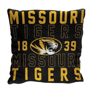 NCAA Missouri Tigers Stacked Woven Pillow - 1 of 3