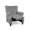 GDFStudio Welch Contemporary Tufted Pushback Recliner with Nailhead Accents - 2 of 4