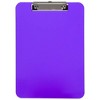 JAM Paper 9" x 12 1/2" Plastic Clipboards with Low Profile Metal Clip - Letter Size - 2 of 4