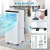 8000Btus Portable Air Conditioner Rapid Cooling AC Unit With Cool/Dehumidifier/Fan/Kits - 2 of 4