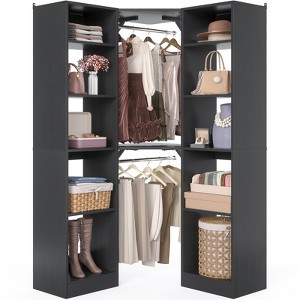 Besiost Corner Closet System with 12 Shelves - 1 of 4