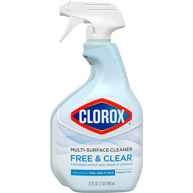 Clorox Free &#38; Clear Multi-Surface Cleaner - 32oz, 3 of 23