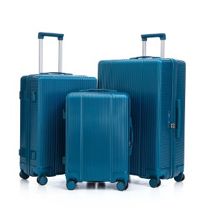 Gulches 3-Piece Spinner Luggage Set 20"/24"/28" with TSA Lock - 1 of 4