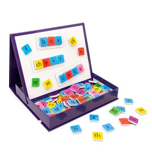 Junior Learning Rainbow Phonics Tiles with Built-in Magnetic Board Multi - 1 of 4