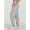 RBX Active Women's Clean Waist Fleece Jogger Full Length Cotton Blend Sweatpants with Pockets - 4 of 4
