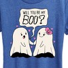 Women's - Instant Message - Valentine's Day Will You Be My Boo Short Sleeve Graphic T-Shirt - 2 of 4