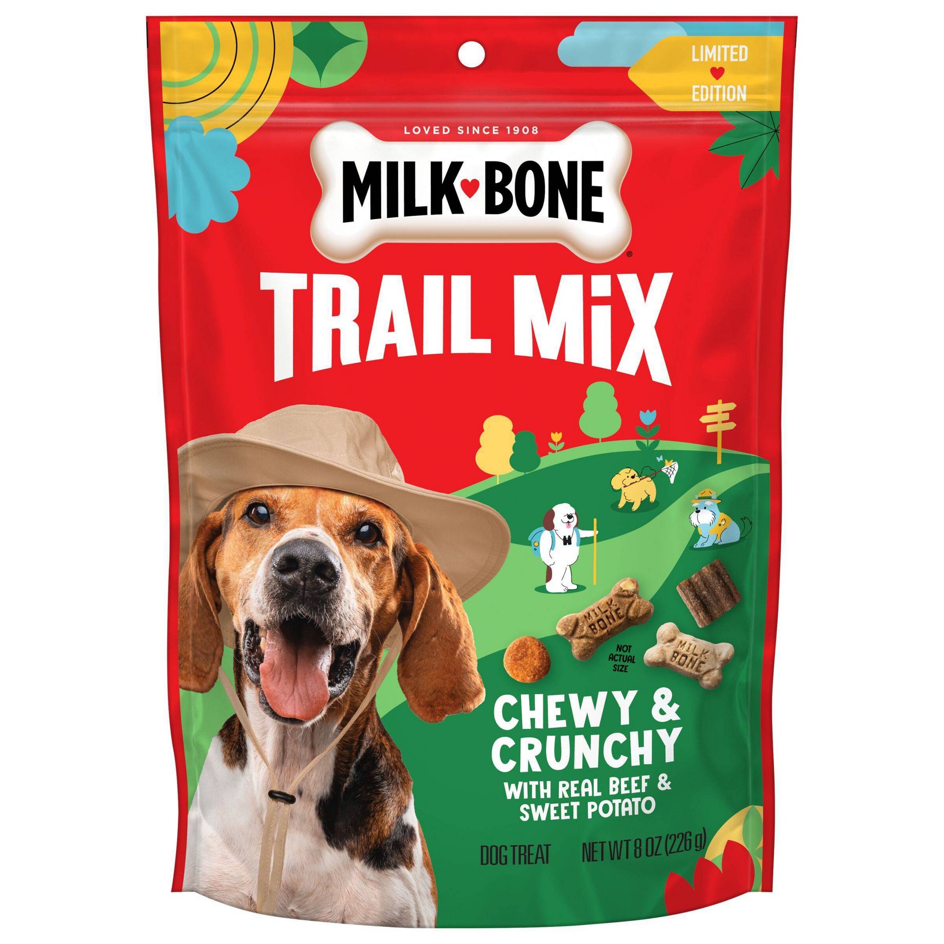 Milk-Bone Beef and Sweet Potato Trail Mix Dog Treats - 8oz