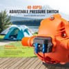 VEVOR 12V Diaphragm Pump, 1.8 GPM (6.81 L/min), 3-Chamber 12 Volt DC Water Pump with Automatic Pressure Switch 40-100 PSI Adjustable, 60 PSI - 4 of 4