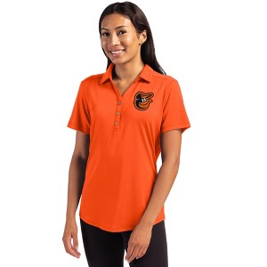 Baltimore Orioles Cutter & Buck Forge Eco Stretch Recycled Womens Short Sleeve Polo - 1 of 1